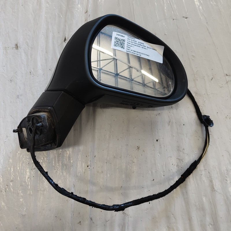 E9014342 Specchio retrovisore est. Regolamento elettrico Destra PEUGEOT 207 1.4 HDi Ber.
