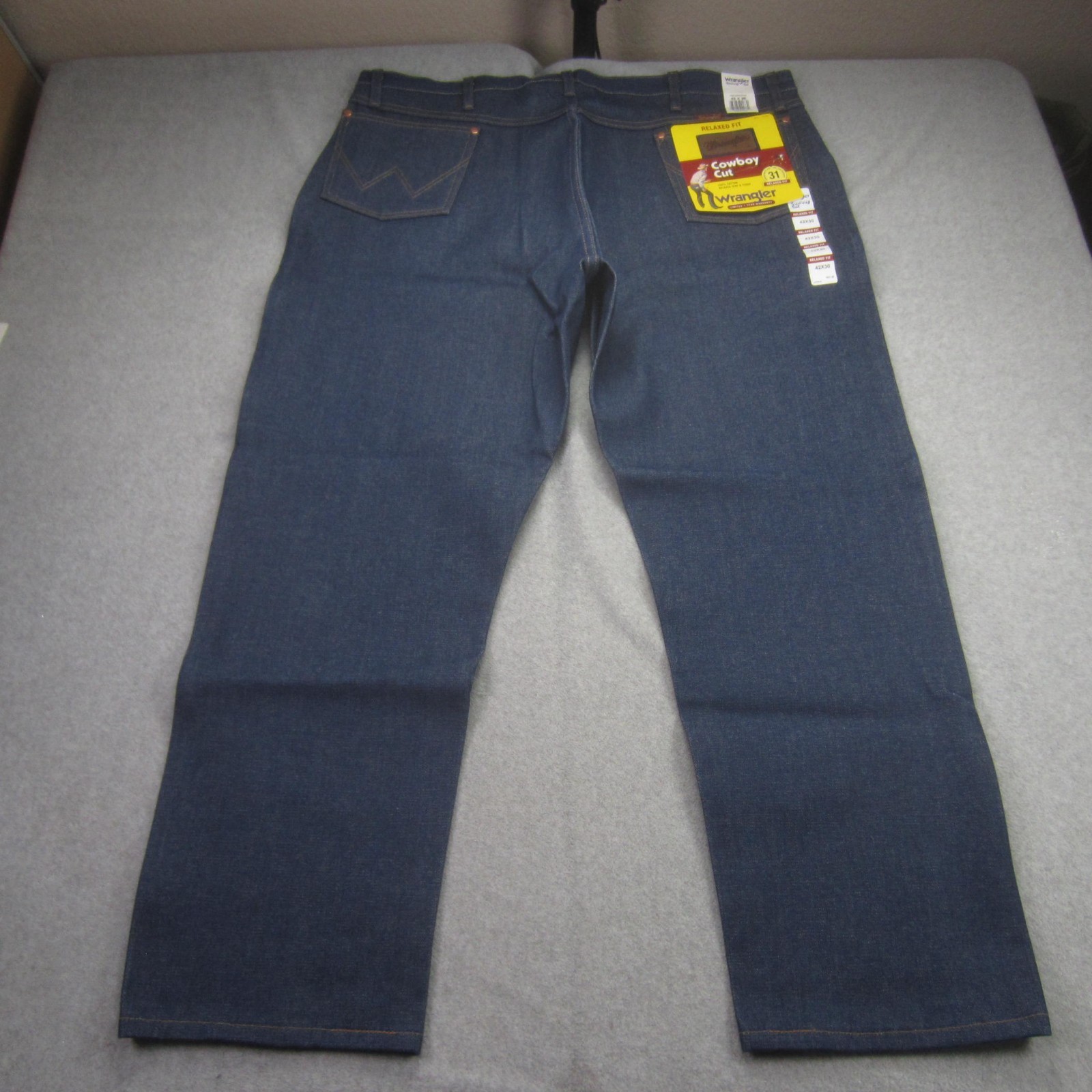 Mens 42x30 Blue Cowboy Cut Relaxed Fit Western Nwt