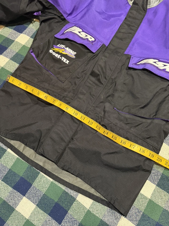Chaqueta RARA DE COLECCIÓN para Hombres MSR MS Racing RACING Gore-Tex talla pequeña súper limpia 20x26 Foto 3 de 4