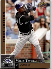 Willy Taveras 2009 Upper Deck First Edition Baseball Colorado Rockies