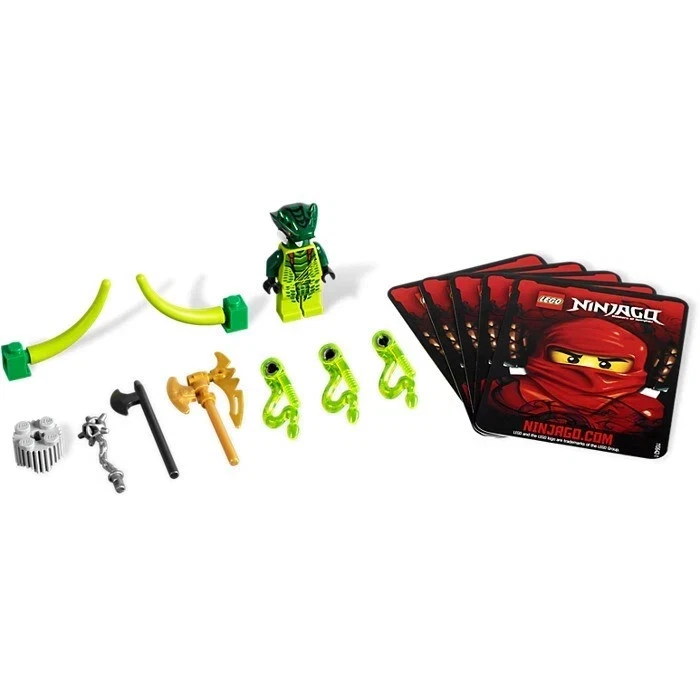 LEGO Ninjago Lizaru Minifigura 9557 Booster Pack Nuevo Sellado Raro Foto 4 de 4