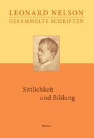 Sittlichkeit Und Bildung Leonard Nelson