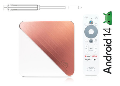 Homatics Box R Plus 4K Android TV  14 + DVB-T2 tuner