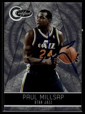 2010-11 Panini Totally Certified #57 Paul Millsap Signed Card Auto IP