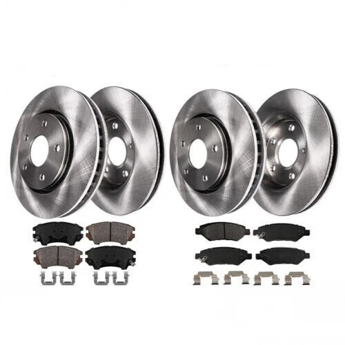 Rotores delanteros y traseros + pastillas de freno para Chevy Camaro 2010 2011 2012 2013 2014 2015- Foto 2 de 4