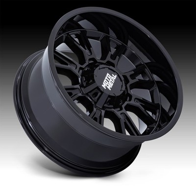 Moto Metal MO810 Legacy Gloss Black 20x10 8x6.5 -18mm