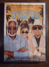 Just Getting Started DVD NEW SEALED Morgan Freeman Tommy Lee Jones Rene Russo