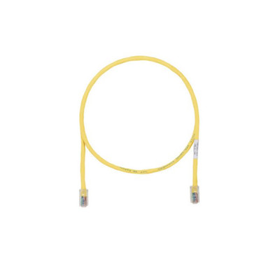 10 ft Panduit UTPCH10YLY 24 AWG Copper Cat 5e U/UTP Patch Cord Yellow