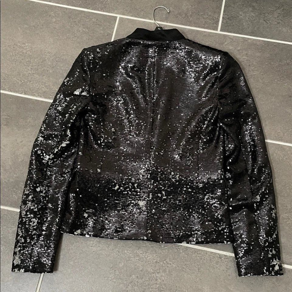 Maje Eyeliner Sequined Blazer size 36/Small - Image 4 of 4