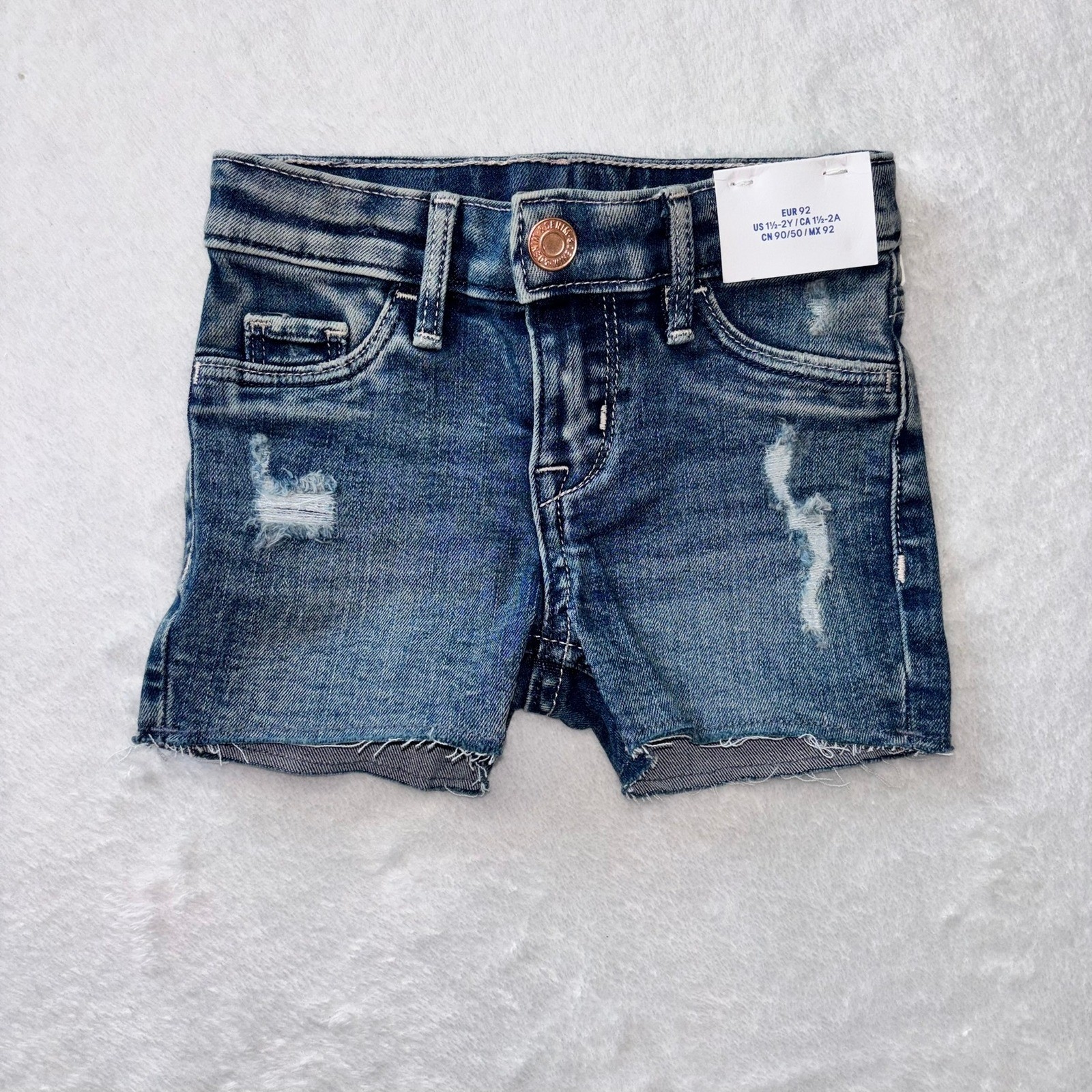 H&M Denim Toddler Distressed Jean Shorts