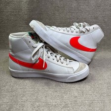Nike Blazer Mid 77 Sneakers Kids 6.5 White/Red Casual Comfy Athletic DA4086-004
