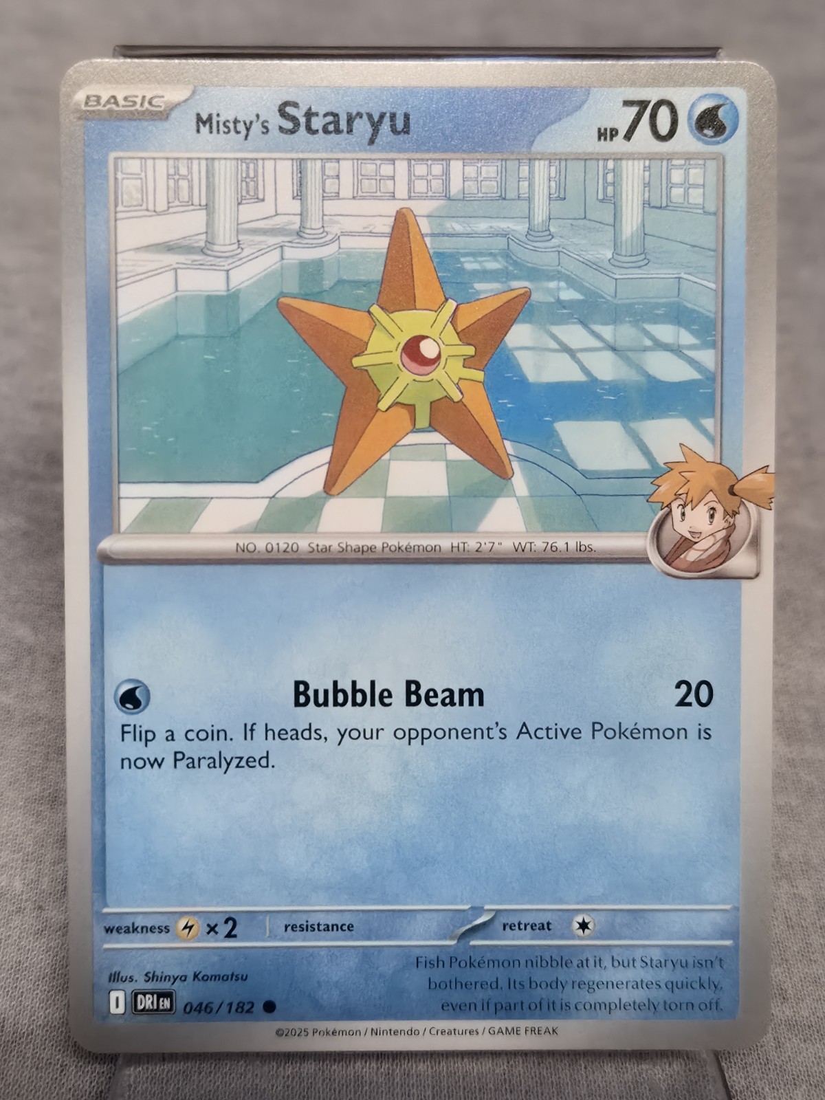 MISTY'S STARYU 46/182 COMMON DESTINED RIVALS POKEMON