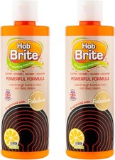 Hob Brite Hob Cleaner Lemon Sherbet (2X 250 ml), A Powerful Cream Formula 30.16 per litre