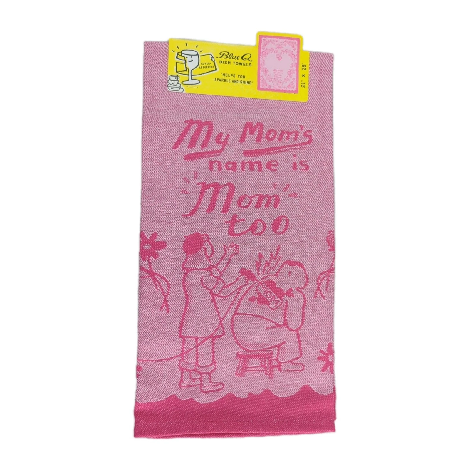 My Mom's Name is Mom too Dish Towel - Thumbnail 2