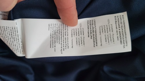 Orsay Kleid Dunkelblau Perlenimitat Kragen 40 M Chiffon Hochzeit Geburtstag - Bild 19 von 19