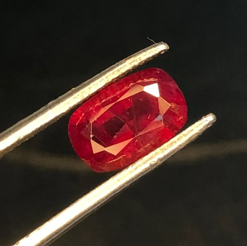 1.52CT Natural NO HEAT Pigeon Blood Ruby – Loose Ruby Gemstone - Vivid Red Ruby - Image 4 of 4