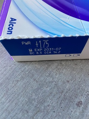 Kontaktlinsen Alcon, Precision 1, 1-Tages-Linsen, 24 Stück, + 1,75