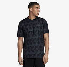 ADIDAS Tango Climacool Men's  AOP Jersey T-Shirt Black Size UK Small NEW