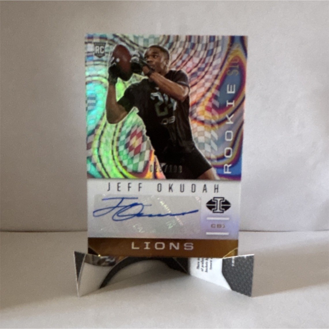 Jeff Okudah Panini Illusions Rookie Signs #RS12 Base
