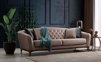 Dreisitzer Sofa 3 Sitzer Sofas Luxus Gepolsterte Couch Stoff Couchen MöBel 230Cm