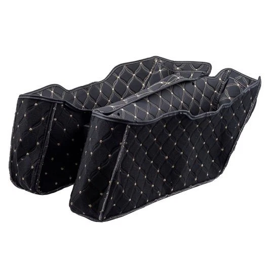 Forros de alforja de costura beige para bolsas cortas Advanblack Holeshot Performance Foto 2 de 4