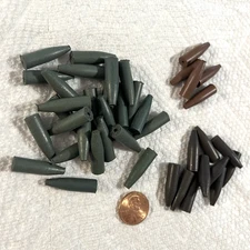 (40) #8 Cratex Abrasive Bullet Cone Points 9/32” X 1” Coarse Medium Fine Lot
