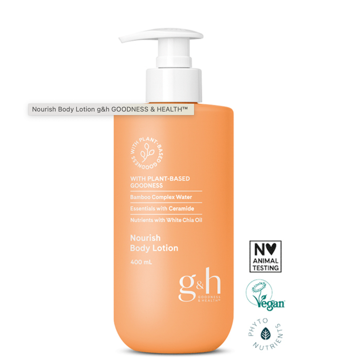 Amway Body Lotion - G&H Nourish+ 400ml - GOODNESS & HEALT | eBay