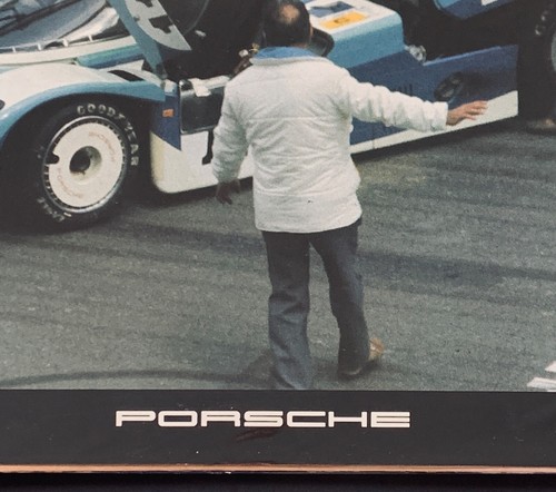PÓSTER ORIGINAL DE FÁBRICA FITZPATRICK JDAVID PORSCHE 956 LE MANS 24 HORAS 1983 - Imagen 4 de 5