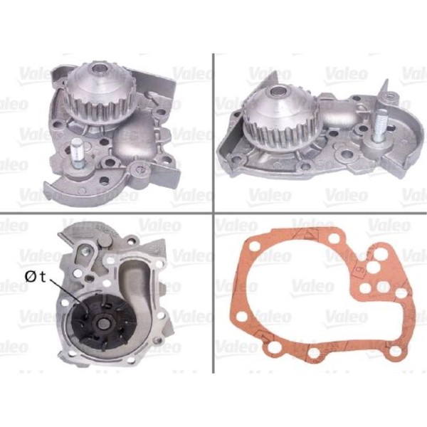 Valeo Wasserpumpe FüR Renault Clio I B/C57_ 5/357_ Rapid Kasten F40_ G40_ 19-image