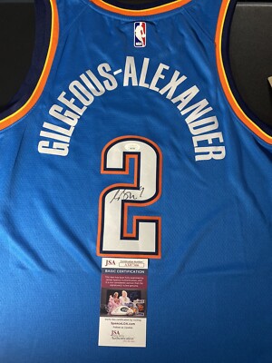 【PSA鑑定済】直筆サインジャージSHAI GILGEOUS-ALEXANDER 2024-25 OKC Thunder Team Signed Jersey Shai Gilgeous Alexander