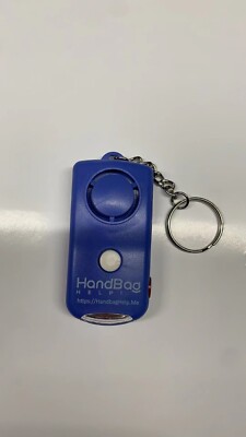 10 x HandbagHelp.Me Persönliche Angriffsalarme, laut 130dB plus LED-Taschenlampe