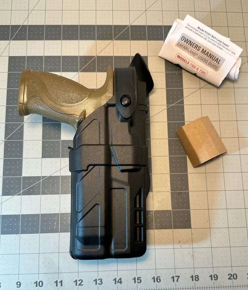 Safariland 7362 ALS/SLS Level 3 7TS RH Duty Holster, S&W M&P ( 5"  BBL) w/ LIGHT - Image 3 of 4