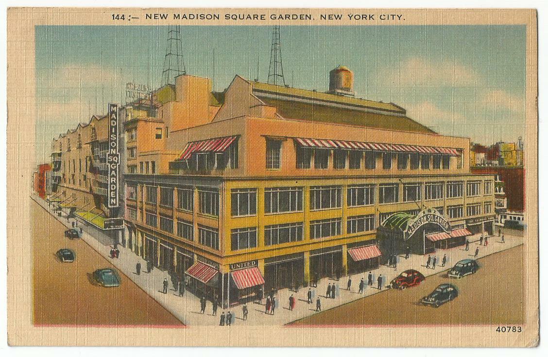 New York City NY ~ Madison Square Garden 1946 | eBay