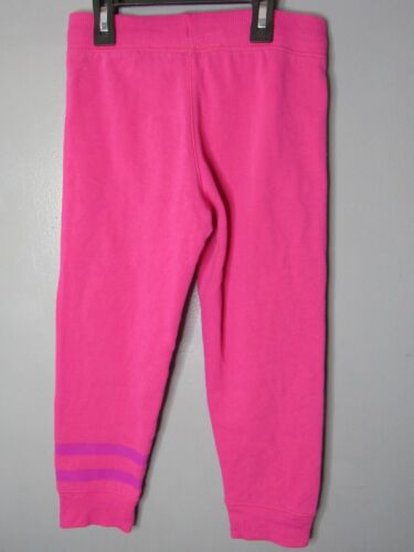 DANSKIN NOW Sweatpants-Little Girls Small 6-6X-Drawstring Heart Pink "ADORBS" - Picture 4 of 7