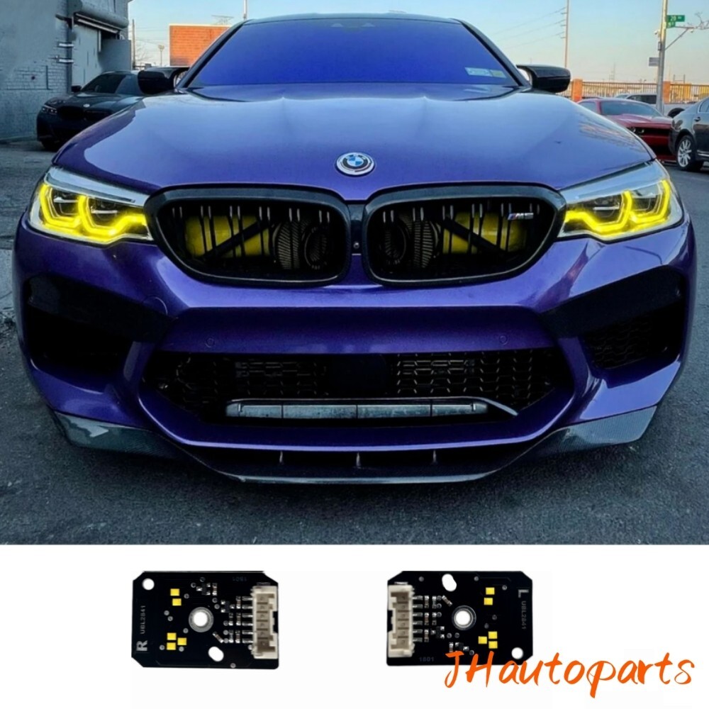 Yellow DRL LED Boards CLS Angel Eye For BMW G30 530i 540i F90 Adaptive ...