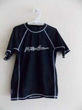Youth Black Athletic Swim Shirt Maui and Sons Size Small Free Shipping
