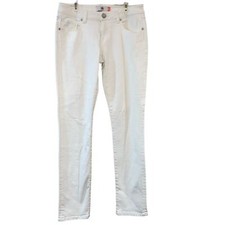 Cabi Slim Boyfriend White Denim Jeans Style 5171
