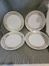 4 Bavaria Favorite Antique Decorative Collector Plate 7 1/2" Signed Lundstrom
