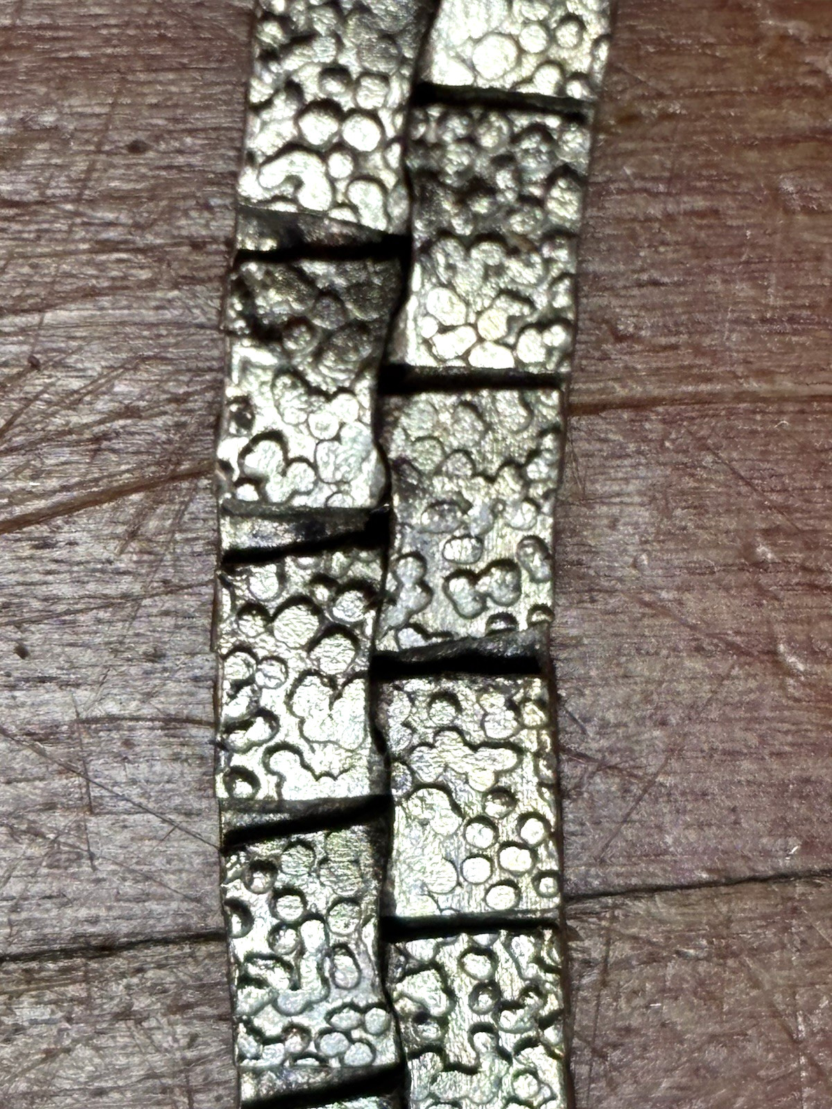 20” SOLID Sterling Silver .925 Textured  Necklace… - image 4