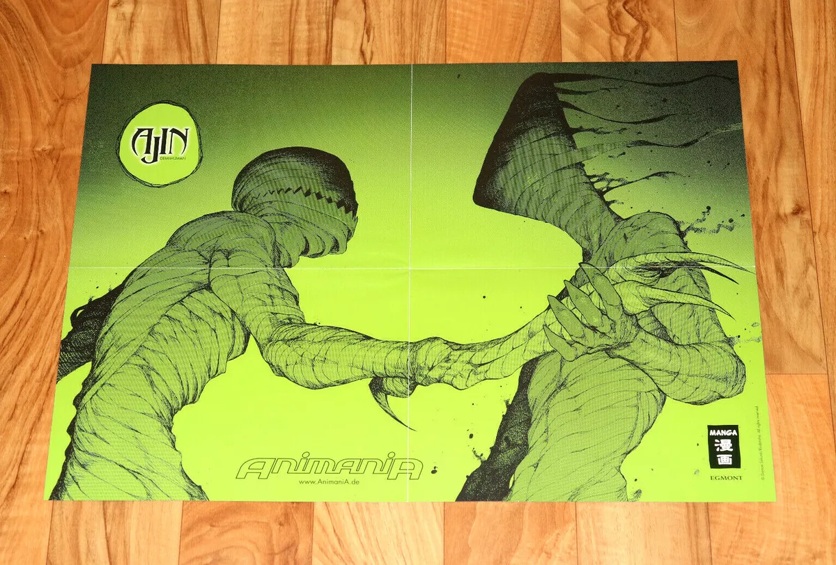 Ajin Manga Vs Anime, Ajin Anime Poster, Manga Print