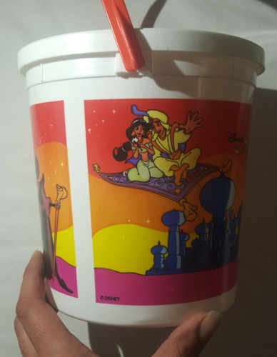Walt Disney World On Ice Aladdin Bucket W/ Lid - Picture 4 of 6
