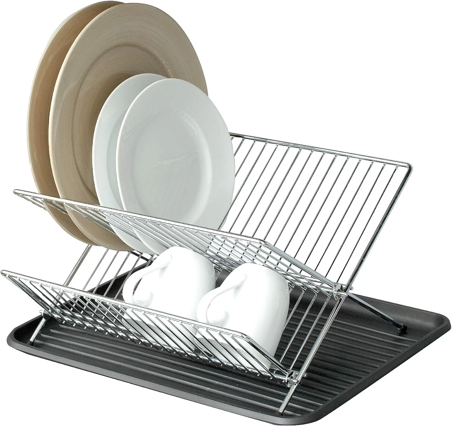 White Dish Drying Rack Kitchen Racks & Holders