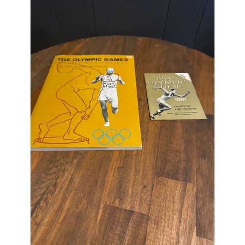 Vintage Olympic Games Collectible Book Lot - Official Guides