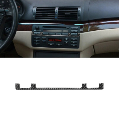 Carbon Fiber Interior Below Climate Control Cover Trim For BMW 3 Series E46