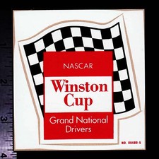 Winston Cup Nascar Grand National Drivers Original Vintage Racing Decalsticker