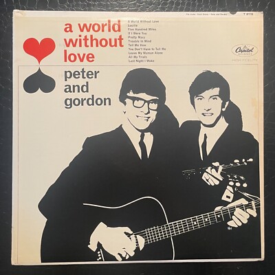 PETER & GORDON A World Without Love MONO CAPITOL T 2115 PETER ASHER VG+/VG+