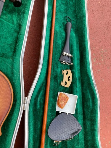 Vintage 3/4 Größe E.R. PFRETZSCHNER KOPIE ANTONIUS STRADIVARIUS GEIGE - Bild 3 von 21