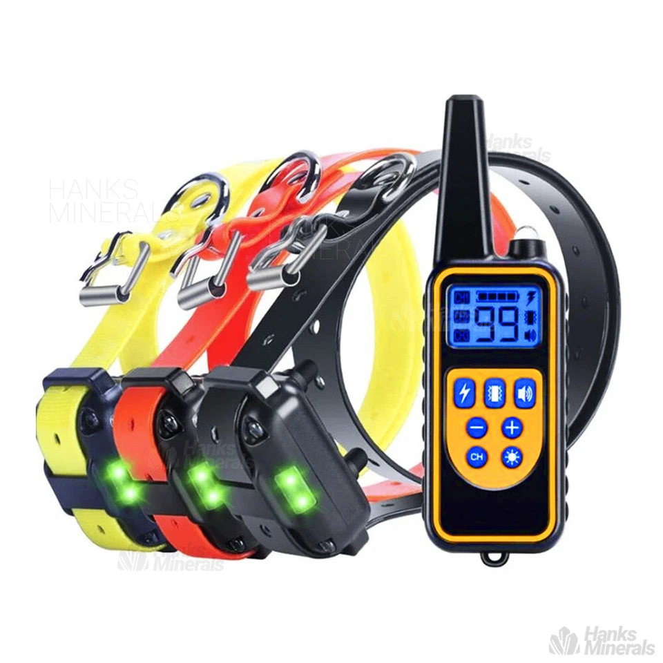 Dog Training Collar 3000FT Remote Rechargeable Shock PET Waterproof Trainer - Image 2 of 4