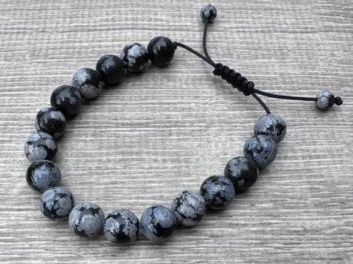 Grade A++ Edelstein Perlen verstellbar Armband 10 mm, echte Kristalle Armbänder - Bild 96 von 124