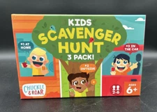 Chuckle & Roar Scavenger Hunt Game Home Car Outdoor Activity 3 Pack Kids Game